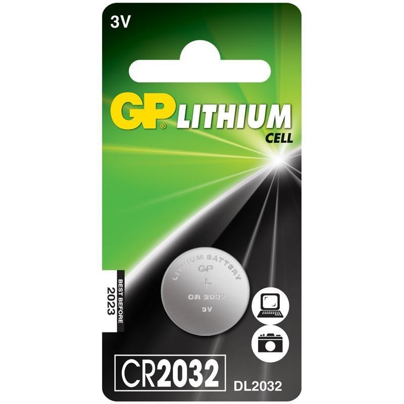 GP Knapcellebatterier CR2032 GP Knapcellebatterier CR2032